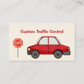 カスタム交通管制フラグ個人契約者 名刺 (裏面)