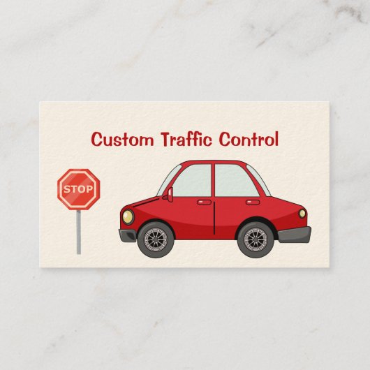 カスタム交通管制フラグ個人契約者 名刺 (裏面)
