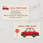 カスタム交通管制フラグ個人契約者 名刺 (正面/裏面)