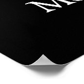 カスタム人口統計学ポスターを作成する[XL] ポスター (角)