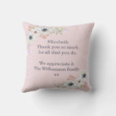 カスタム介護者への謝辞 クッション (裏面)
