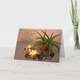 カスタム仏やる気を起こさせる引用文スチルライフ写真 カード