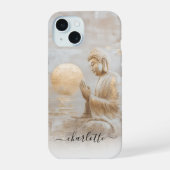カスタム仏 iPhone 15ケース (裏面)