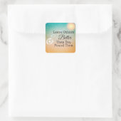 カスタム他の離れよりDandelion蝶 スクエアシール (バッグ)