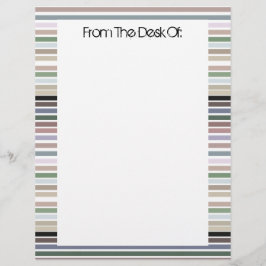 カスタム付きストライプレターヘッド