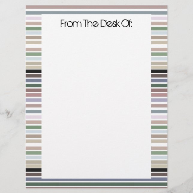 カスタム付きストライプレターヘッド (正面)