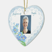 カスタム付忘れ名-me-not Waterカラー花 セラミックオーナメント (左)