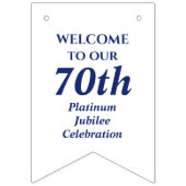 カスタム任意の年ユニオンジャック バンティングフラッグ (第2の旗)