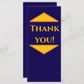 カスタム企業のサンキューカード – ロゴの追加 (正面/裏面)
