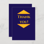 カスタム企業のサンキューカード – ロゴの追加 サンキューカード (正面/裏面)