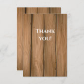 カスタム企業のサンキューカード – ロゴの追加 サンキューカード (正面/裏面)