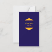 カスタム企業のサンキューカード – ロゴの追加 ノートカード (裏面)