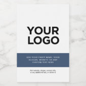 カスタム企業のロゴ文字プロフェッショナル フードラベル (シングルラベル)