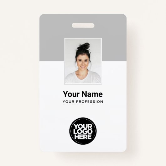 カスタム企業の従業員名タグ バッジ (正面)