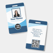 カスタム企業の従業員名タグ・バッジ バッジ (表裏)