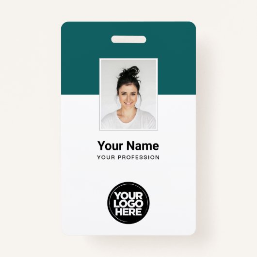 カスタム企業の従業員名タグ・バッジ バッジ (正面)