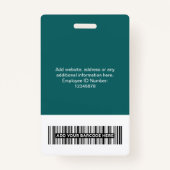 カスタム企業の従業員名タグ・バッジ バッジ (裏面)