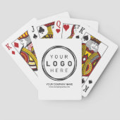 カスタム企業のBusinessロゴ トランプ (裏面)