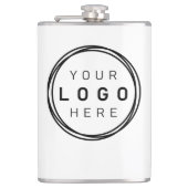 カスタム企業のBusinessロゴ フラスク (正面)