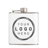 カスタム企業のBusinessロゴ フラスク (正面)