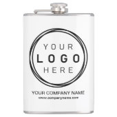 カスタム企業のBusinessロゴ フラスク (正面)