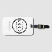 カスタム企業のBusinessロゴ ラゲッジタグ (正面横)