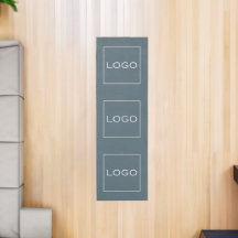 カスタム企業のBusiness Vertical Logo Cadet Blue