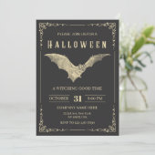 カスタム企業ハロウィンパーティー 招待状 (スタンド正面)