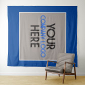 カスタム企業ビジネス展示ロゴバックドロップ タペストリー (インサイチュ(横))