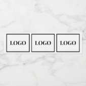 カスタム企業ロゴを追加 ペットボトルラベル (シングルラベル)