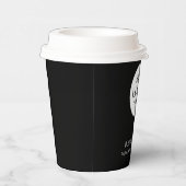 カスタム企業ロゴシンプル 紙コップ (右)
