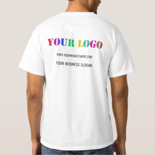 カスタム企業ロゴテキスト ブランド ビジネスTシャツ Tシャツ