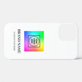 カスタム企業ロゴテキストiPhoneケース Case-Mate iPhoneケース (裏面 (横))