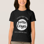 カスタム企業ロゴ入りビジネスグッズ トライブレンドＴシャツ (正面)