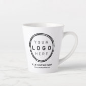 カスタム企業ロゴ入りラテマグ カフェラテマグ (右)
