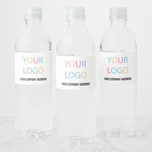 カスタム企業ロゴ情報 ペットボトルラベル (ボトル)