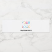 カスタム企業ロゴ情報 ペットボトルラベル (シングルラベル)