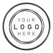 カスタム企業ロゴ アイスホッケーパック (正面)