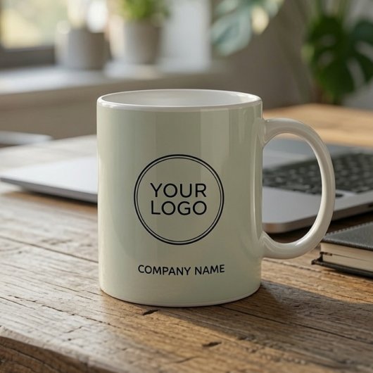 カスタム企業ロゴ オーダーメイド ビジネス コ コーヒーマグカップ