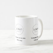 カスタム企業ロゴ,カスタマイズビジネス  コーヒーマグカップ (正面右)