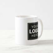 カスタム企業ロゴ コーヒーマグカップ (正面右)