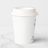 カスタム企業ロゴ シンプル 紙コップ (右)