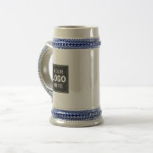 カスタム企業ロゴ ビールジョッキ (正面左)