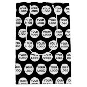 カスタム企業ロゴ ミディアムペーパーバッグ (正面)