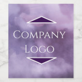 カスタム企業ロゴ ワインボトルラベル - 法人ギフト ワインラベル (シングルラベル)