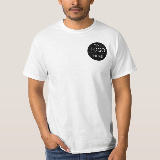 カスタム企業ロゴTシャツ 最高の企業ギフト Tシャツ (正面)