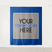 カスタム企業業務展示ロゴバックドロップ タペストリー (正面)