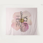 カスタム企業業務展示ロゴ背景 タペストリー (正面(横))