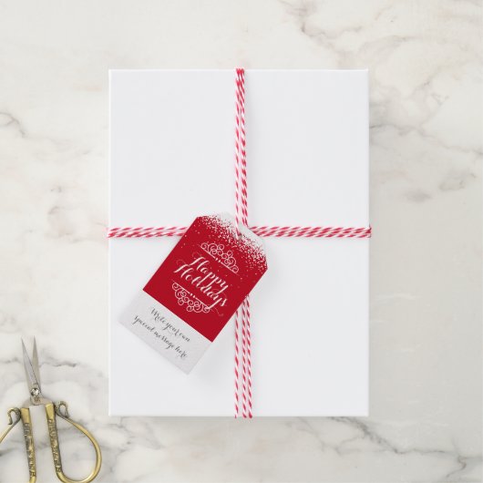 カスタム休日 ギフトタグ (より糸付き)