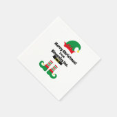 カスタム会社のクリスマスパーティー スタンダードカクテルナプキン (角)